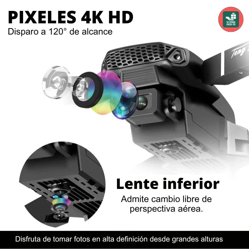 NUEVO DRONE W8 PRO MAX 2025 CON INTELIGENCIA ARTIFICIAL + ESTUCHE DE REGALO ✅🎁